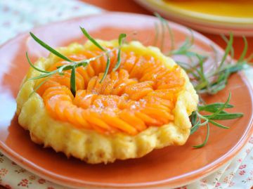 Feuilletées de carottes au miel et romarin