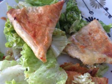 Bricks de thon au boursin et curry