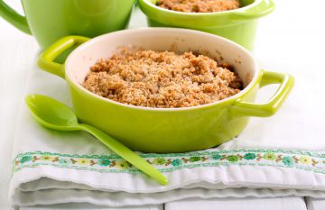 Mini crumble végétarien