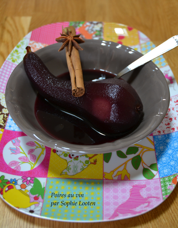 Poires au vin - Un Livre Gourmand
