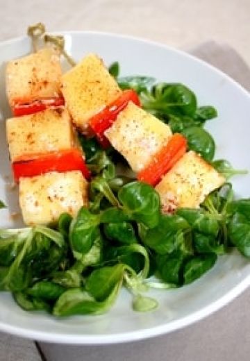 Brochettes de panais tandoori