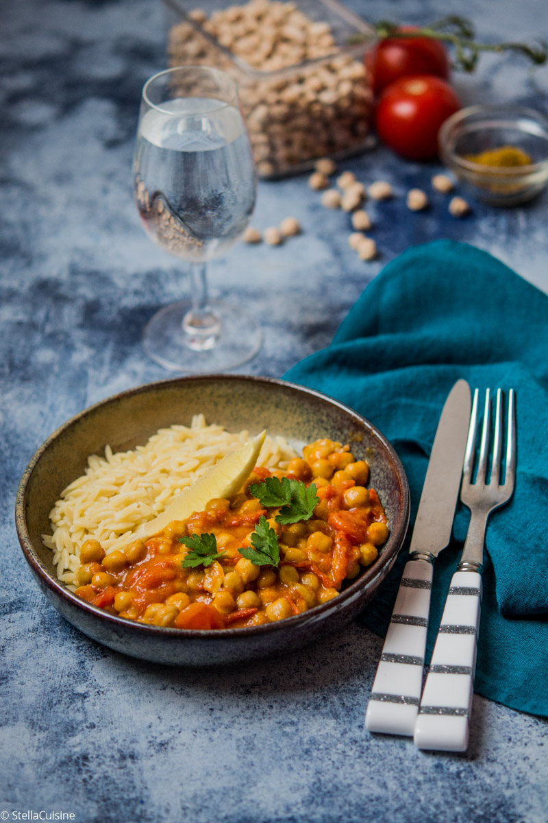 Curry de pois chiches (chana masala)