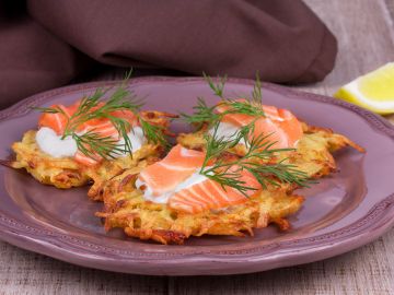 Bouchées de pommes de terre au saumon fumé