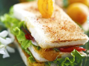 Club sandwich magret et mirabelles