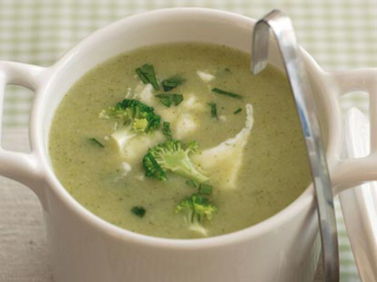 Soupe de brocolis aux pommes