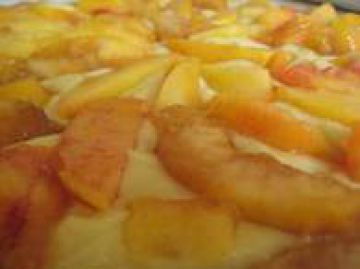 Tarte aux pêches et nectarines