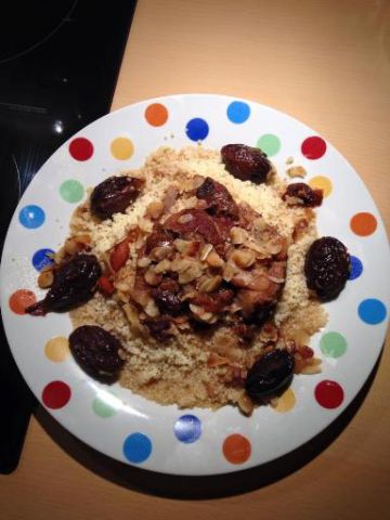 Tajine d'agneau aux pruneaux