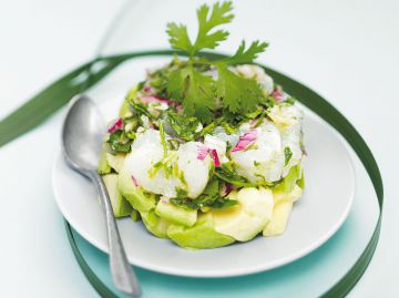 Tartare d’écrevisses et avocat