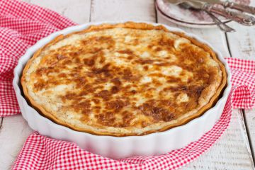Quiche aux endives, jambon et maroilles fait maison