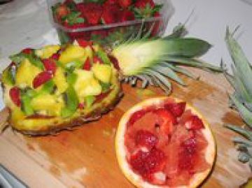 Salade de fruits exotiques originale